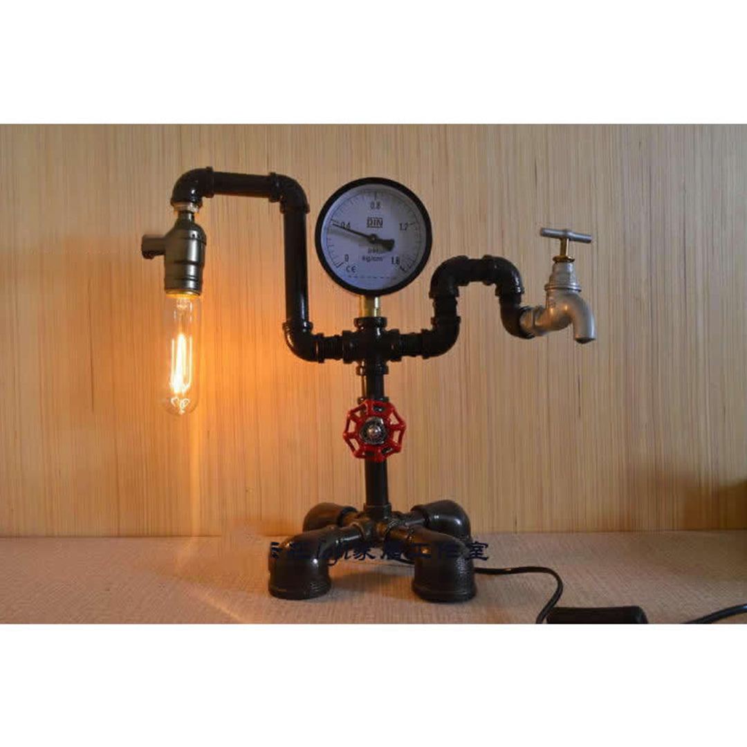 ForgePulse Glow – Modern Industrial LED Lamp | Stylish Home Lighting