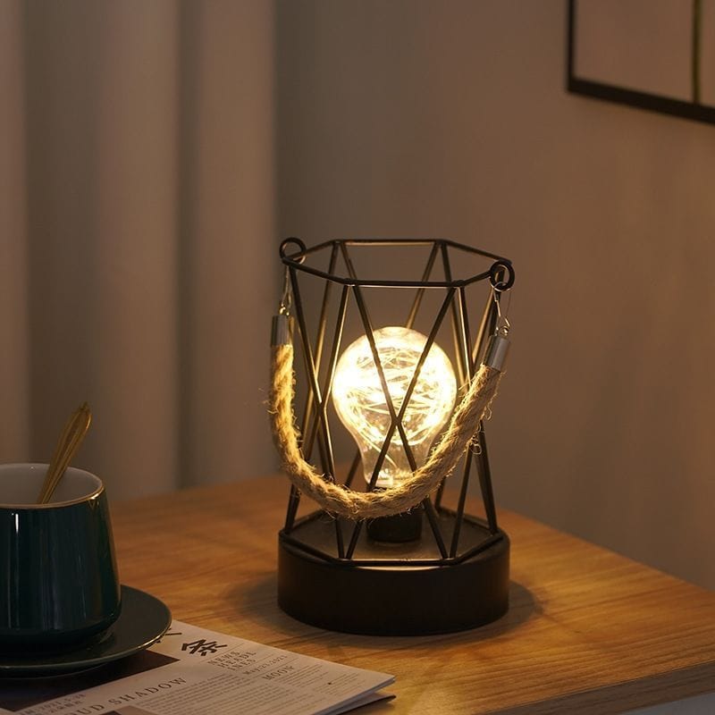 CageGlow Spark – Modern LED Cage Lamp | Decorative Home Lighting