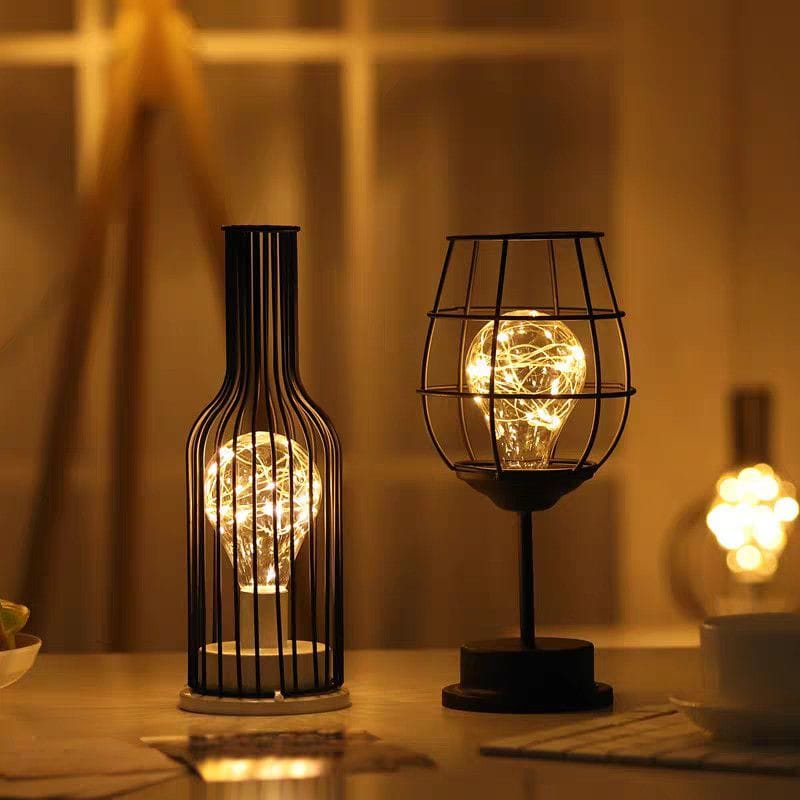 CageGlow Spark – Modern LED Cage Lamp | Decorative Home Lighting
