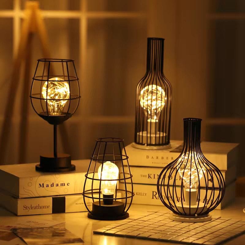 CageGlow Spark – Modern LED Cage Lamp | Decorative Home Lighting