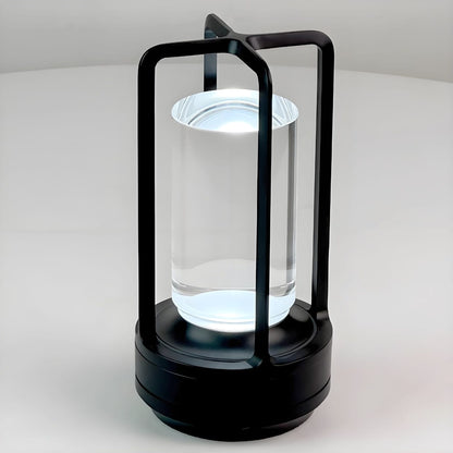 LumiGlow Portable LED Lamp – Rechargeable, Gold, Silver & Black