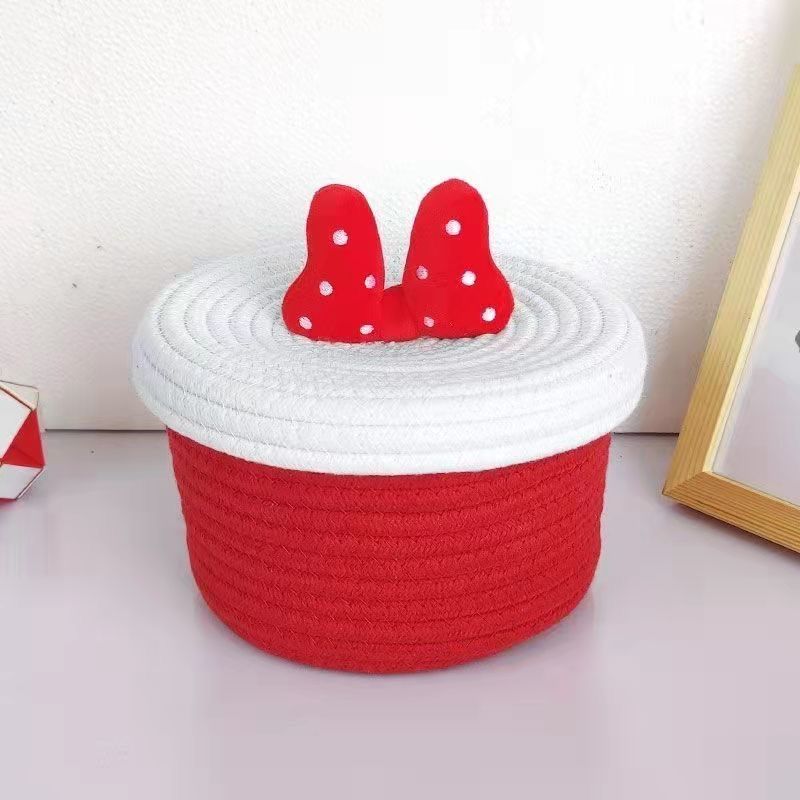 Cesta de Mickey Mouse (roja y blanca)