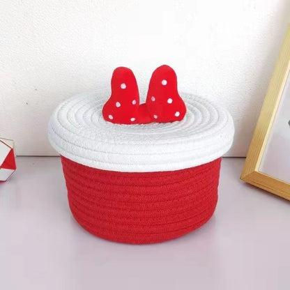 Cesta de Mickey Mouse (roja y blanca)