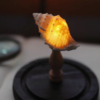 Lumora GlowDome – Golden Sea Urchin Glass Dome Decor