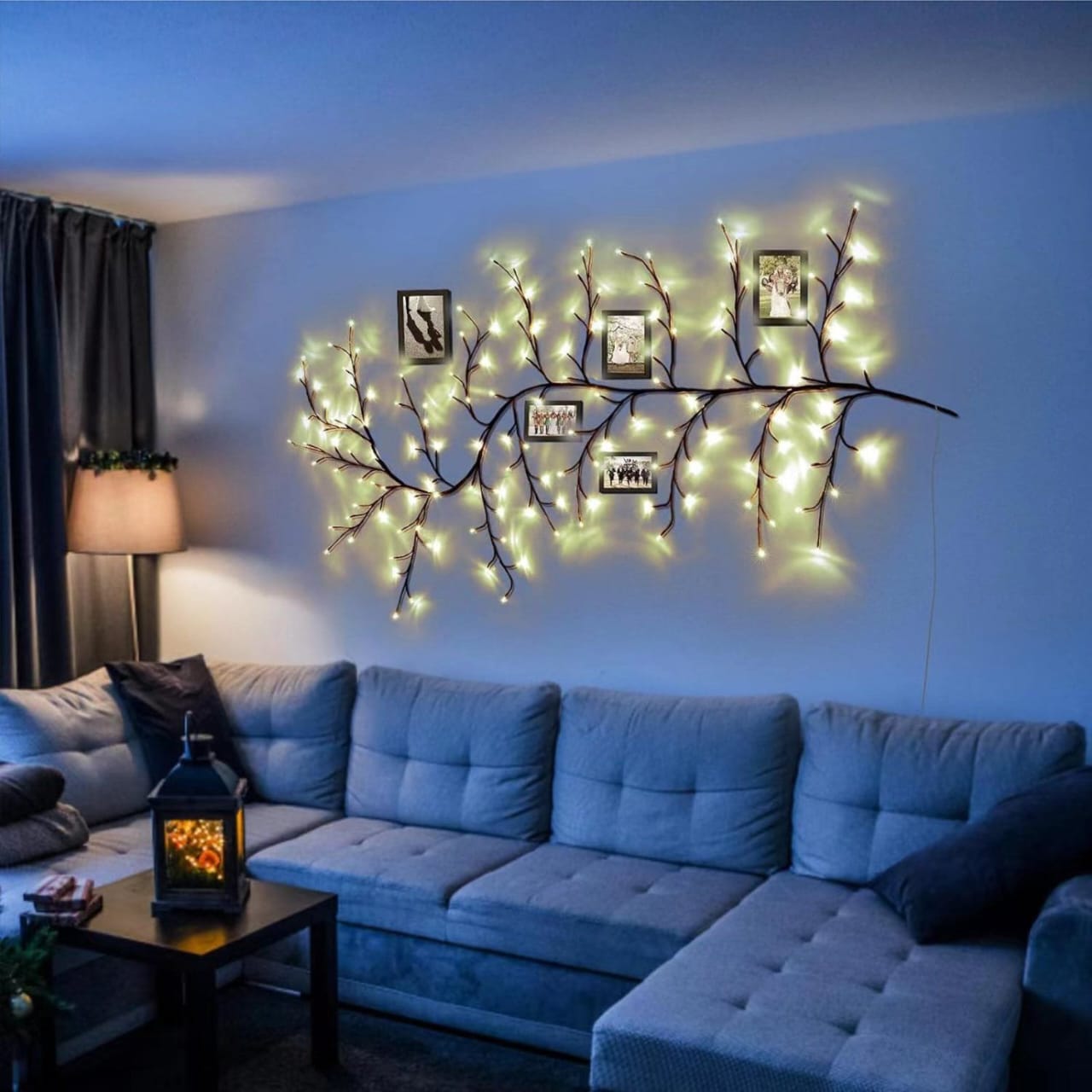 FloraFunk Glow – LED Blossom Wall Decor with Butterfly