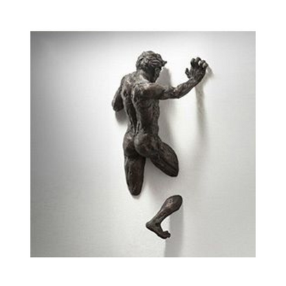 ShadowPulse Sculpture – Modern Wall-Mounted Art Piece